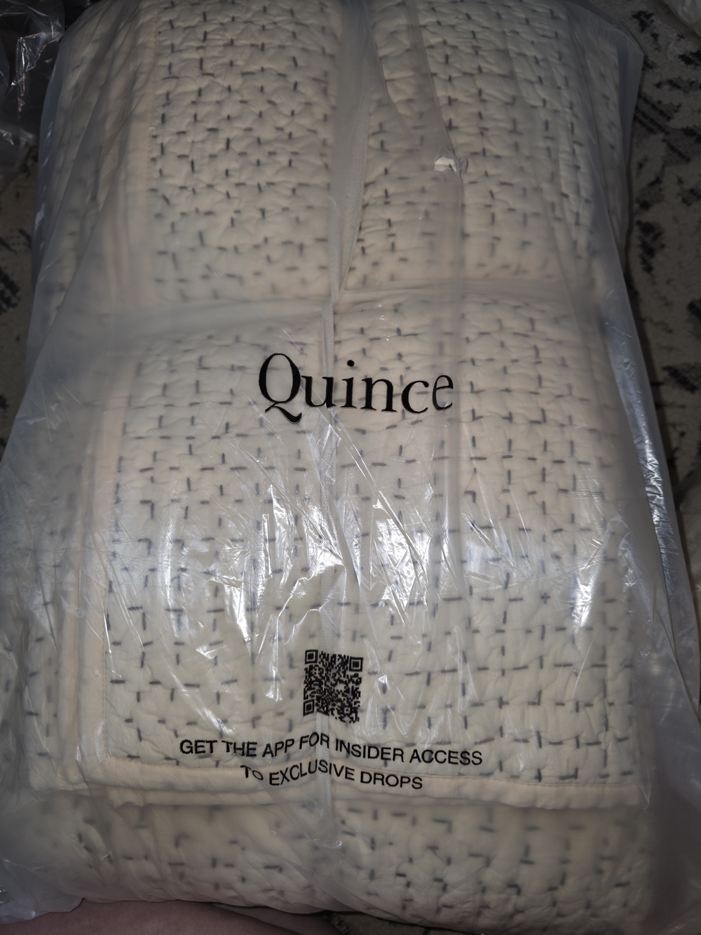 Quince European Linen Cotton Quilt Set - King/Cal-King - Undyed
